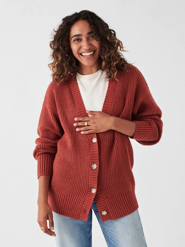 Cotton boyfriend outlet cardigan