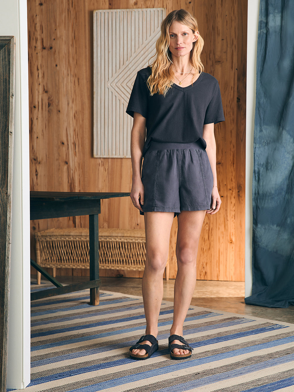 Arlie Short by Faherty in Faded Black