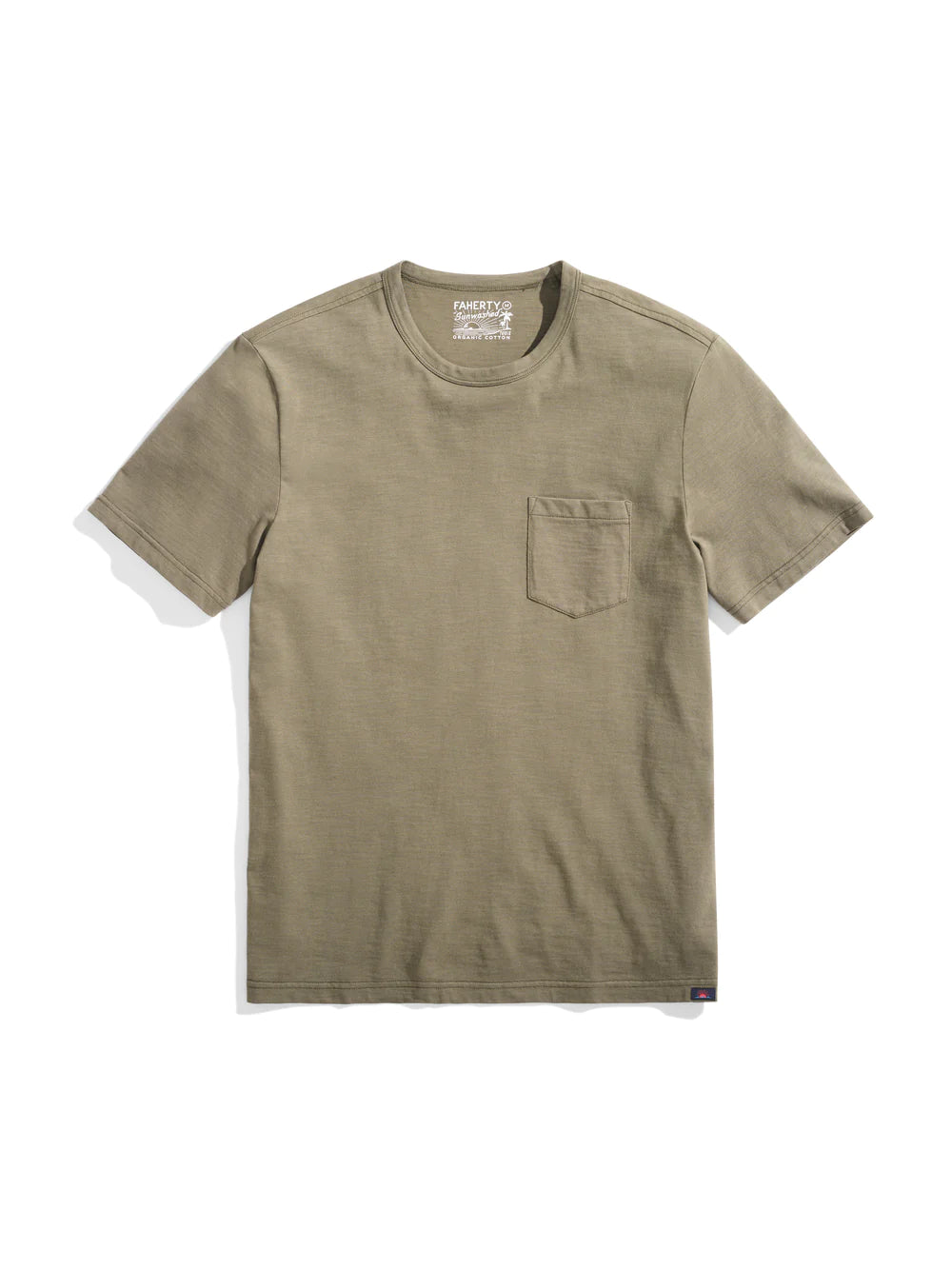 Sunwashed Pocket Tee - Olive