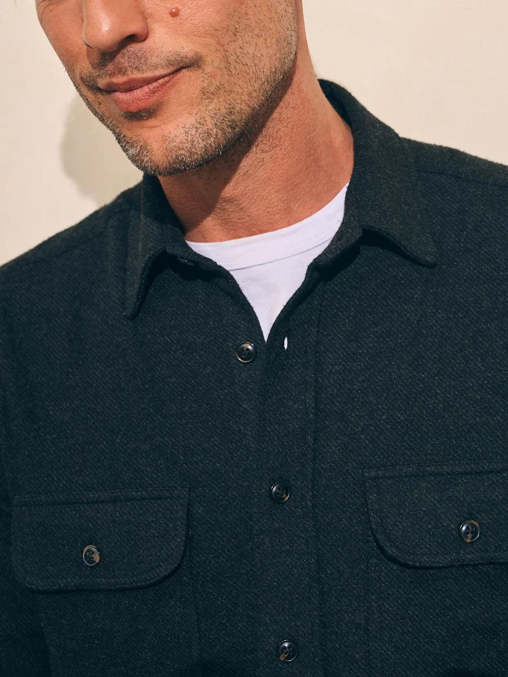 Legend™ Sweater Shirt - Heathered Black Twill