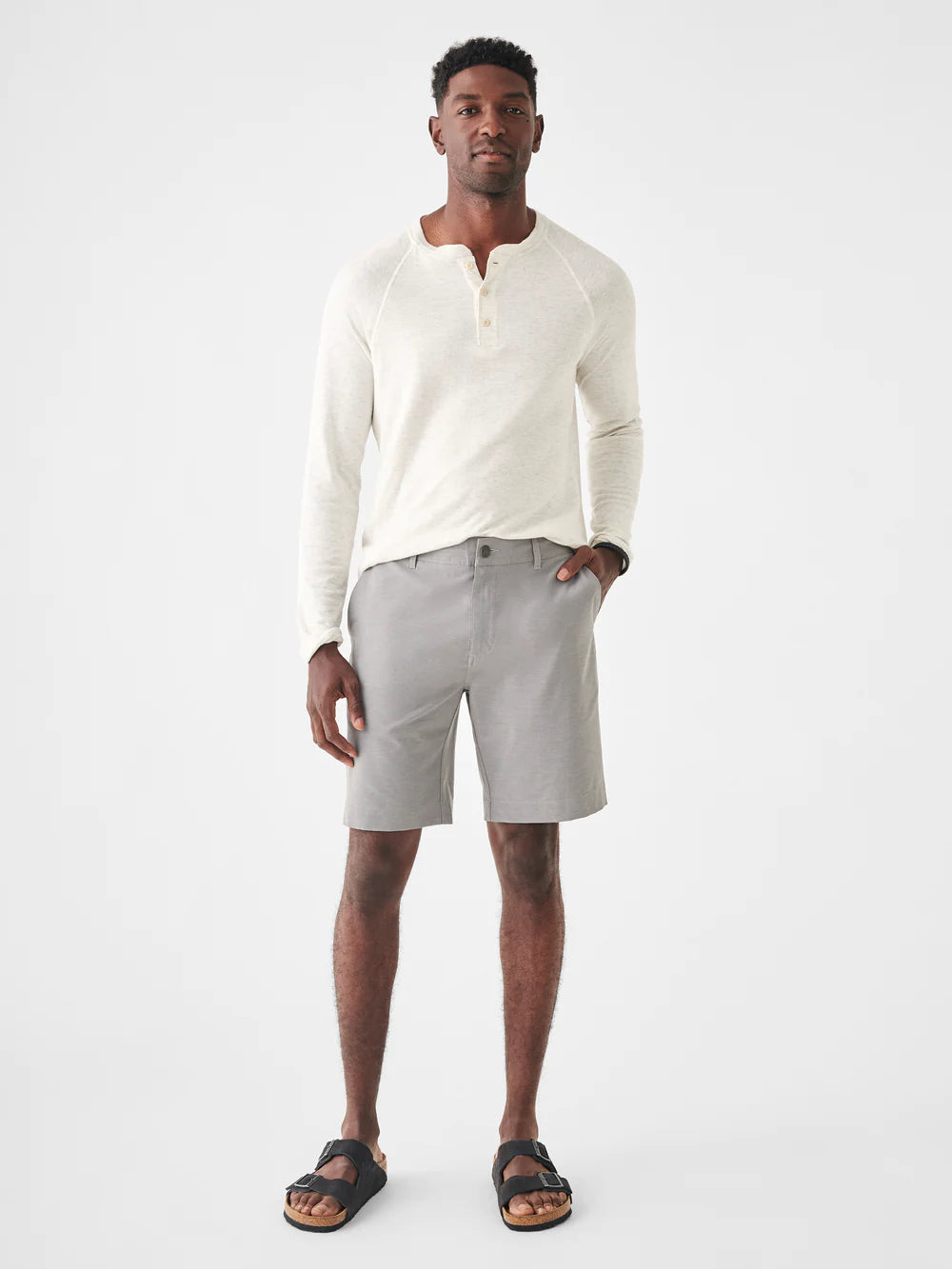 All Day™ Shorts - Ice Grey - (9" Inseam) | Faherty Brand