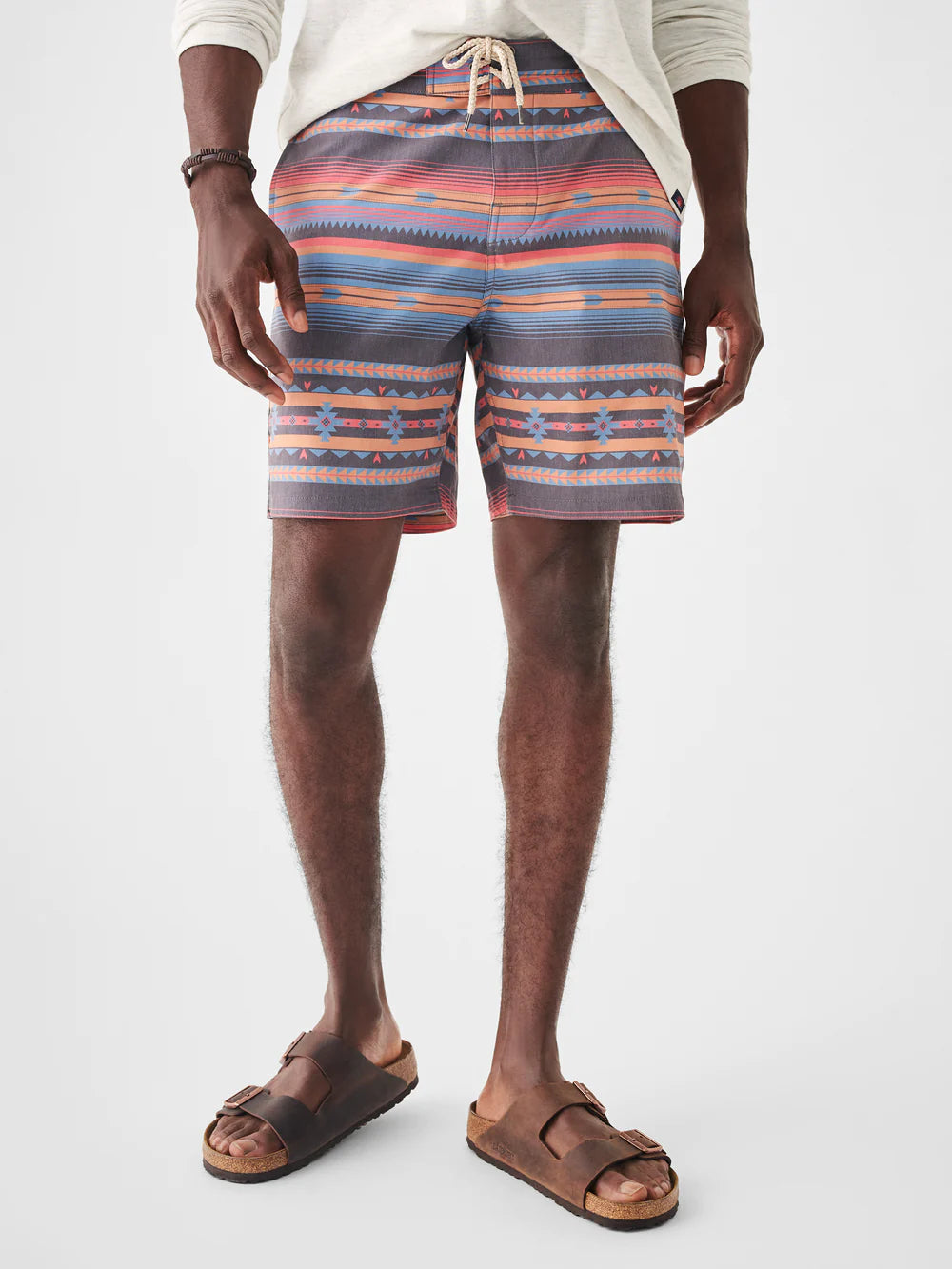 Doug Good Feather Classic Boardshort (7") - Fire Sky