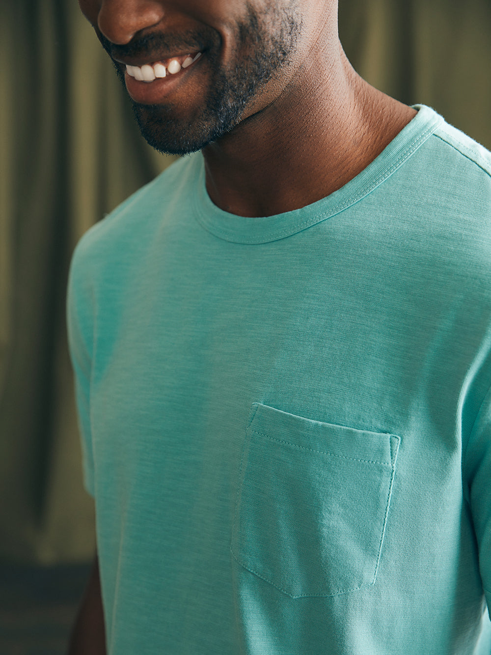 Sunwashed Pocket Tee - Island Teal