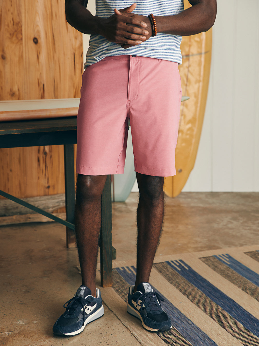 Belt Loop All Day Shorts (9&quot;) by Faherty in Faded Flag