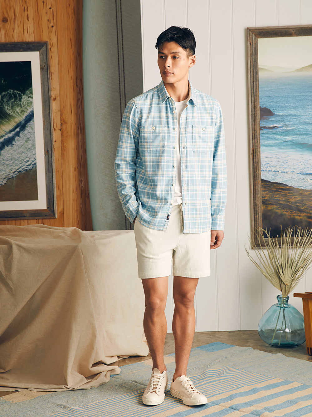 The Surf Flannel - Seabrook Sands Plaid