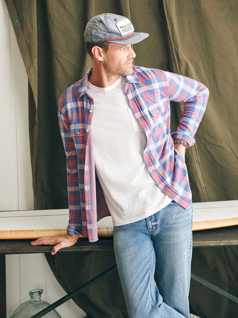 Legend™ Sweater Shirt - Viewpoint Rose Plaid