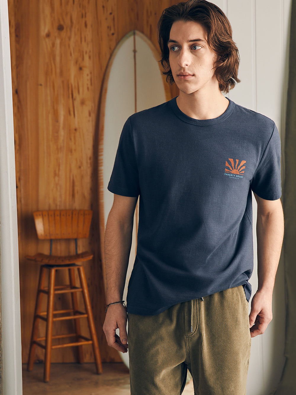 Sunwashed Graphic Tee - Dune Navy