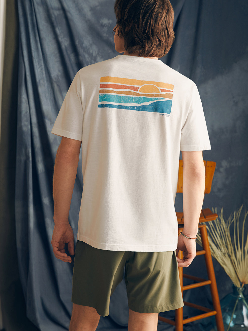 Sunwashed Graphic Tee - White