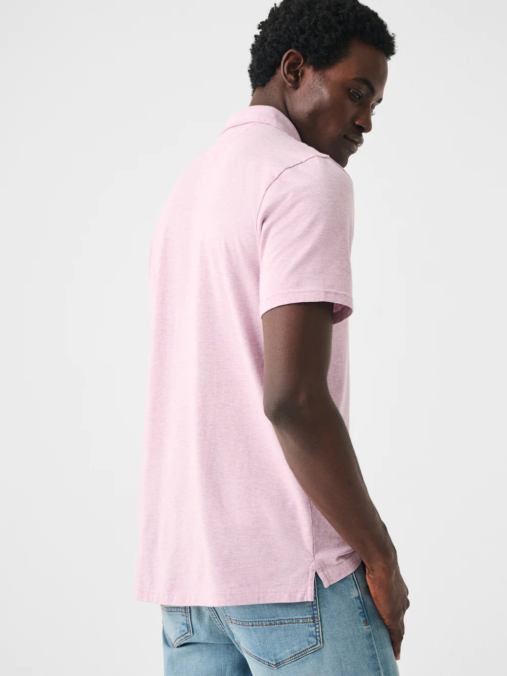 Movement™ Short Sleeve Polo - Lavender Melange