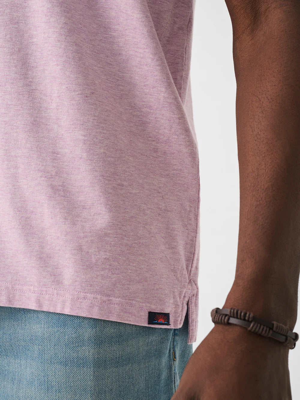 Movement™ Short Sleeve Polo - Lavender Melange