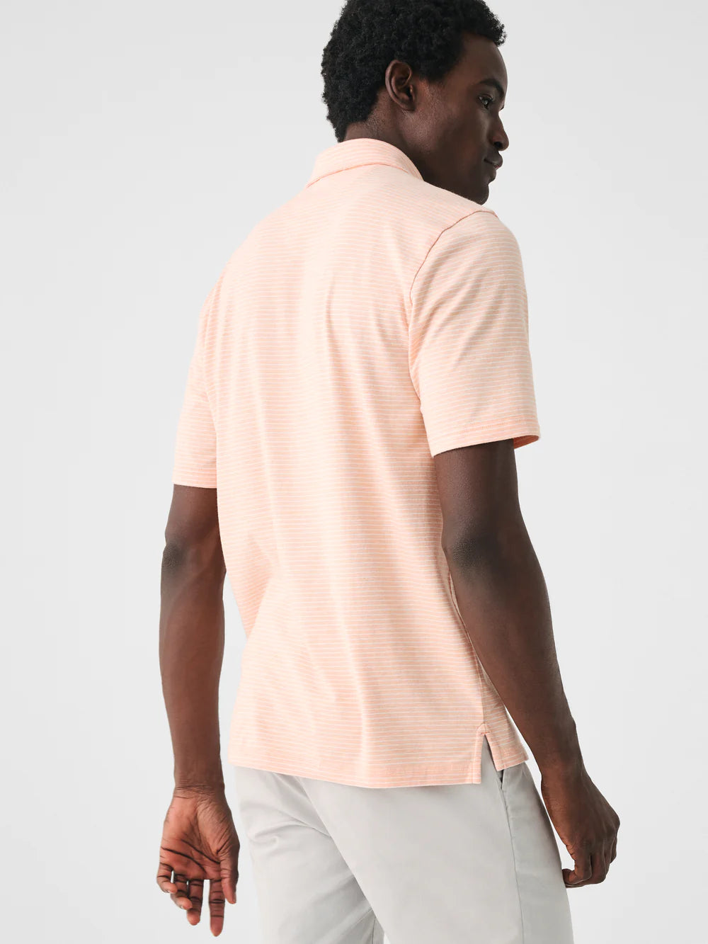 Movement™ Short Sleeve Polo - Melon Shell Print