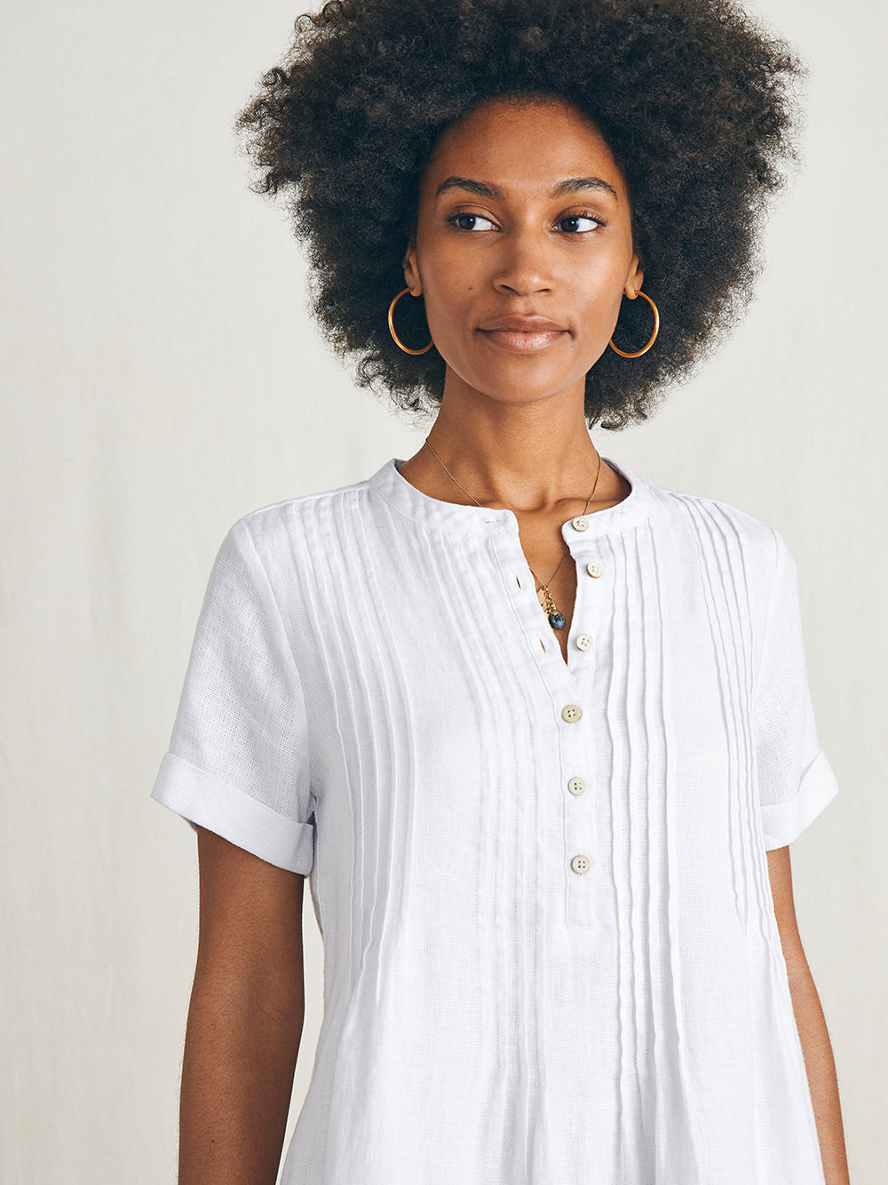 Gemina Dress by Faherty in White