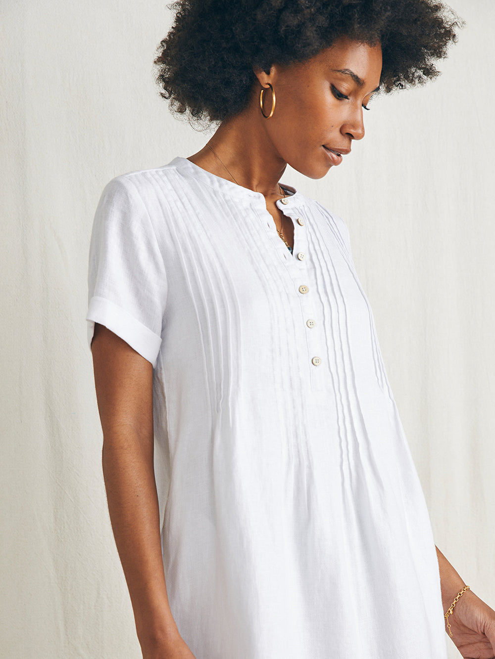 Gemina Dress by Faherty in White