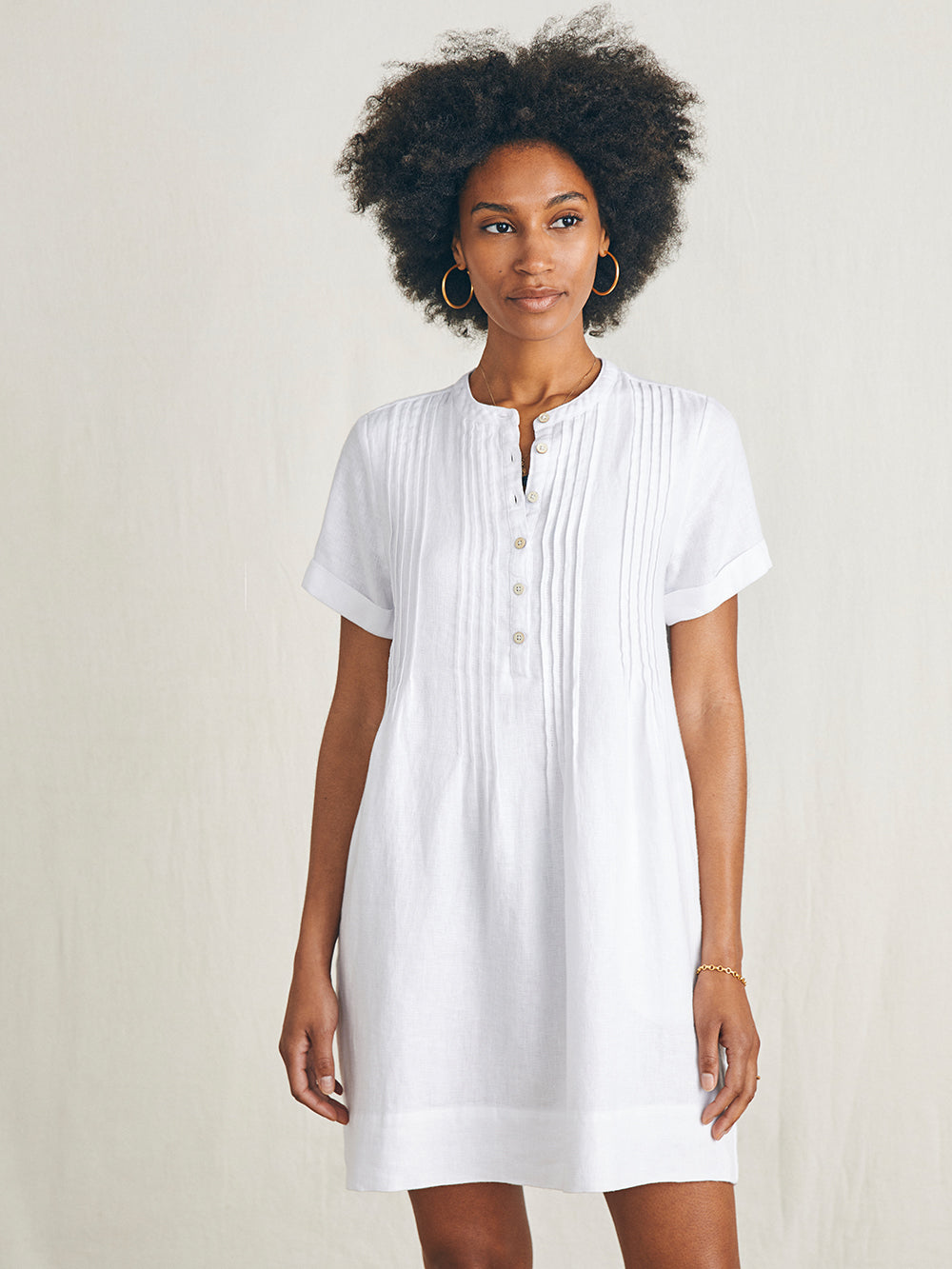 Gemina Dress by Faherty in White