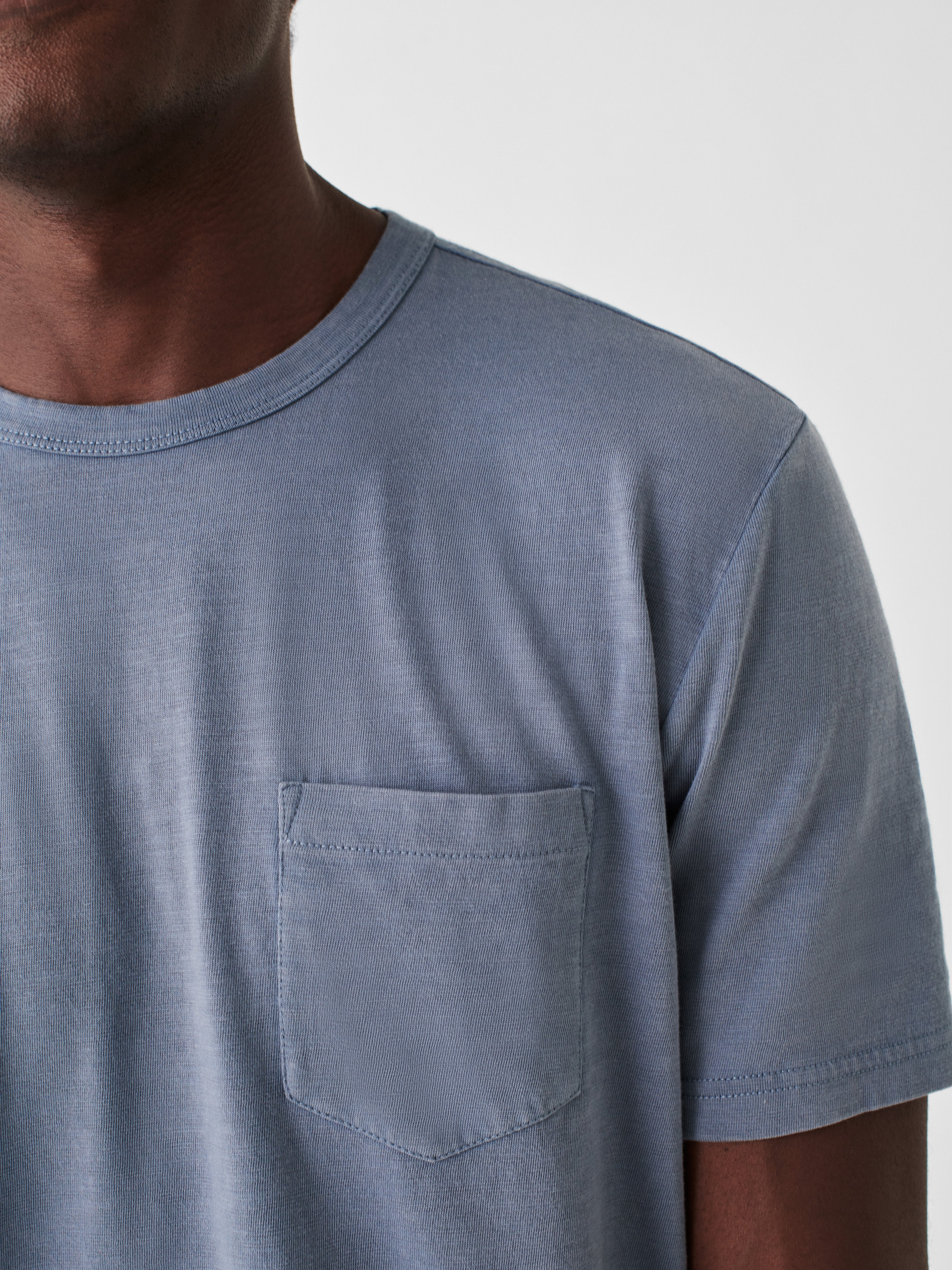 Sunwashed Pocket Tee - Typhoon Blue