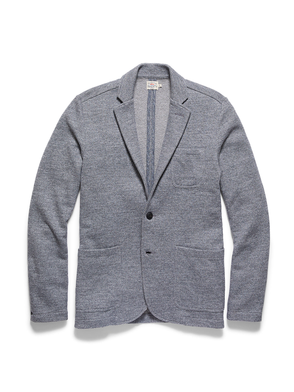 Inlet Knit Blazer - Medium Grey Melange