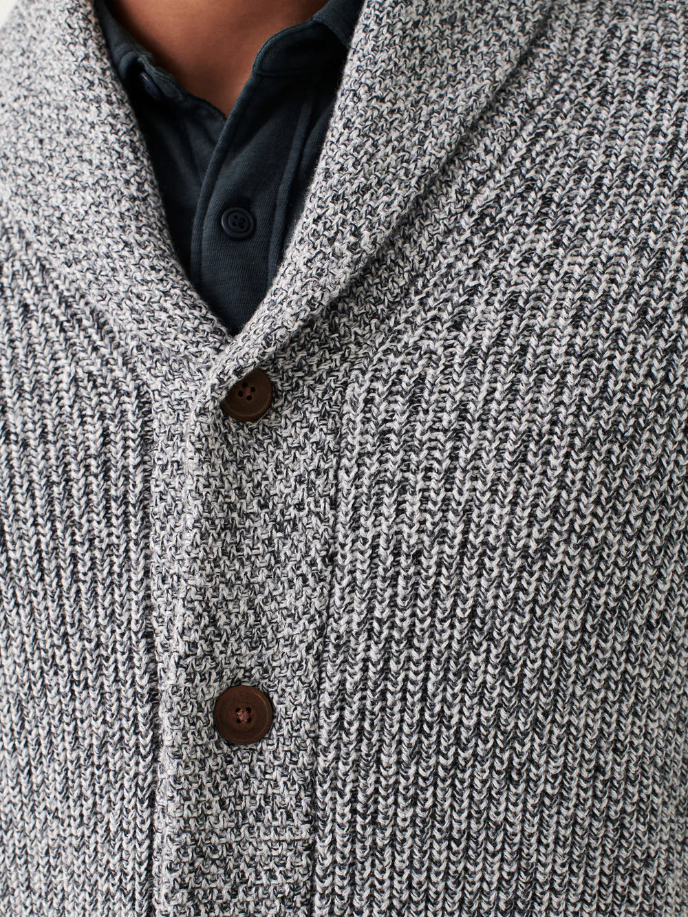 Gray clearance cotton cardigan