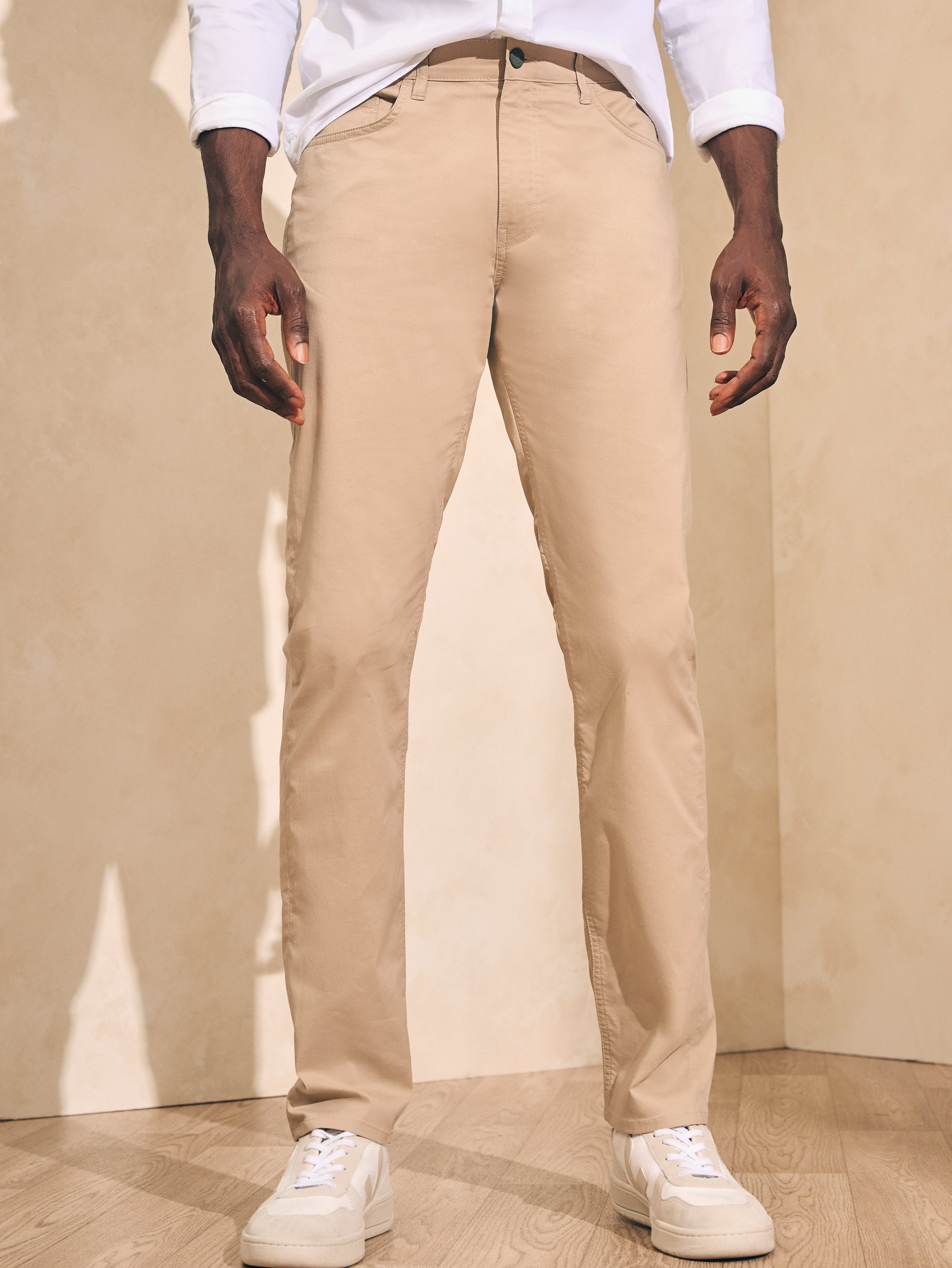 Movement 5 Pocket Pant - Island West Khaki - (32" Inseam)