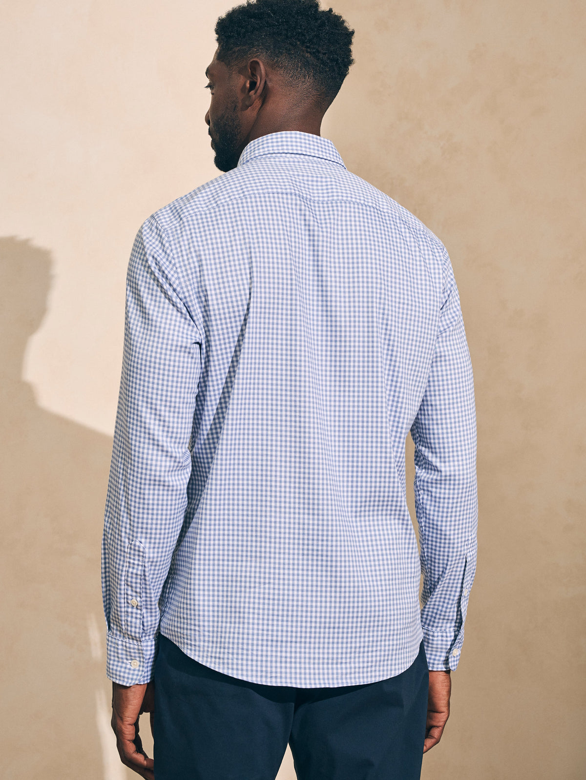 The Movement™ Shirt - Light Blue Gingham