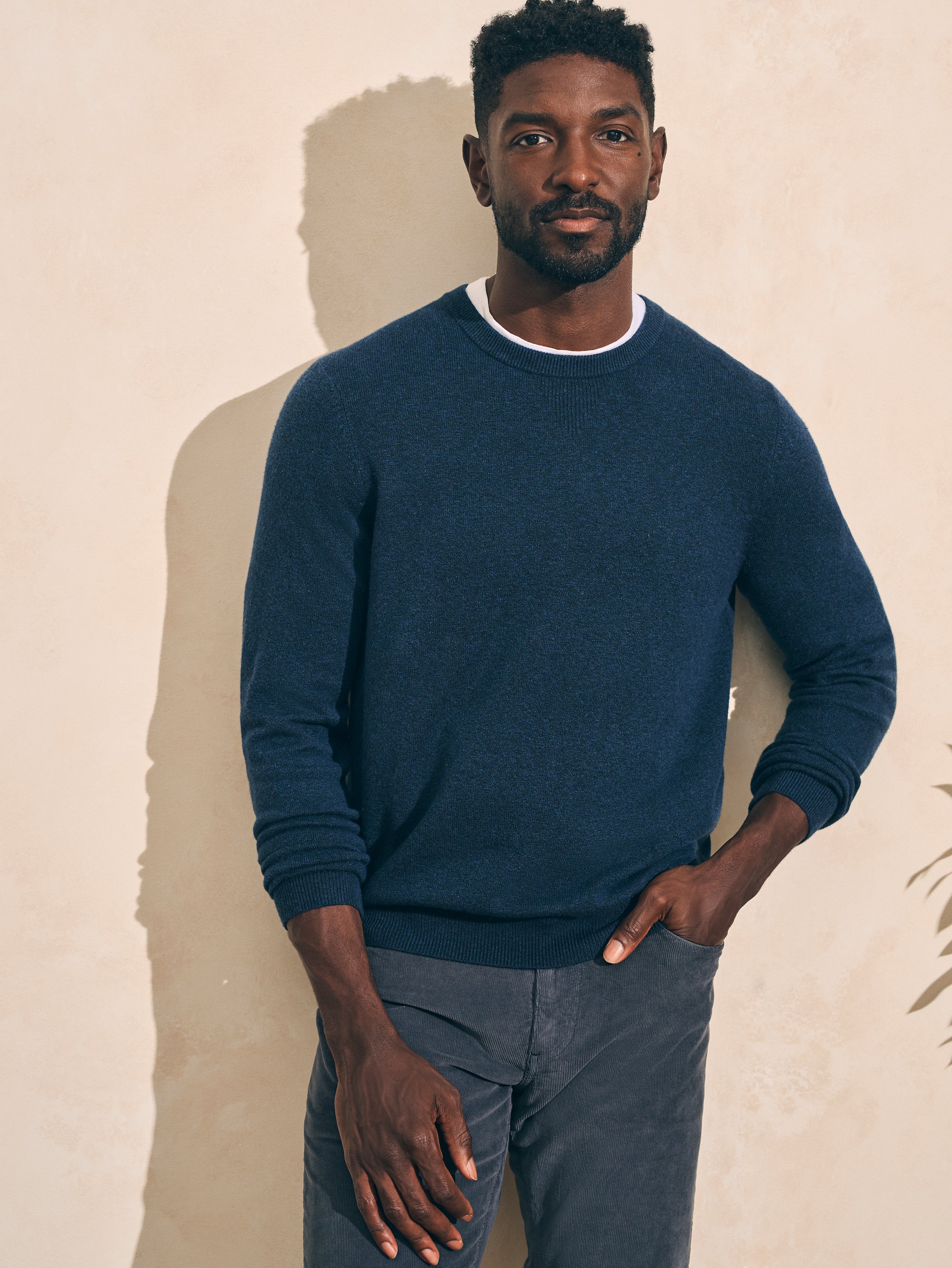 Jackson Crew Sweater - Navy Heather