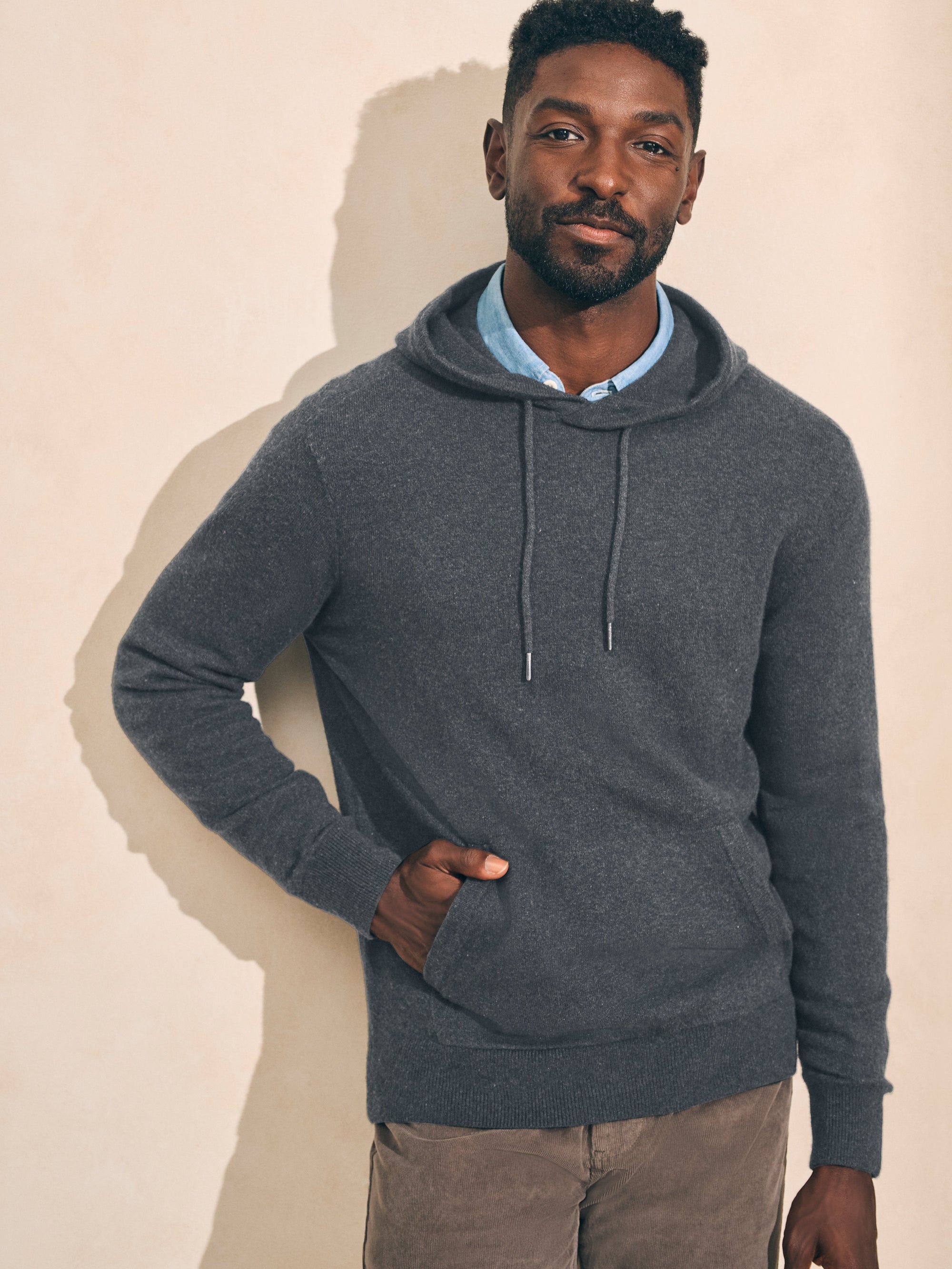 Jackson Sweater Hoodie - Ash Heather