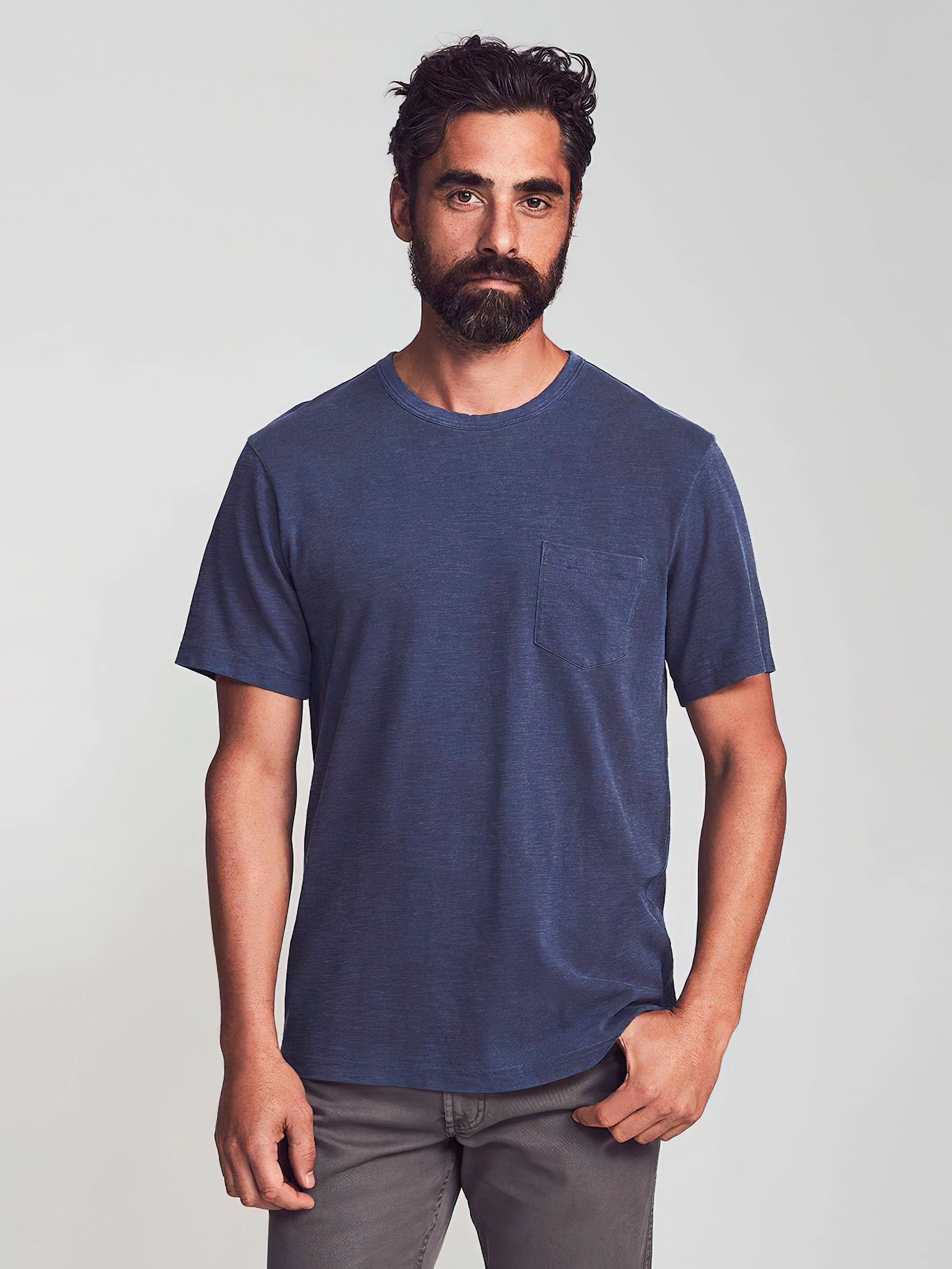 Sunwashed Pocket Tee - Navy