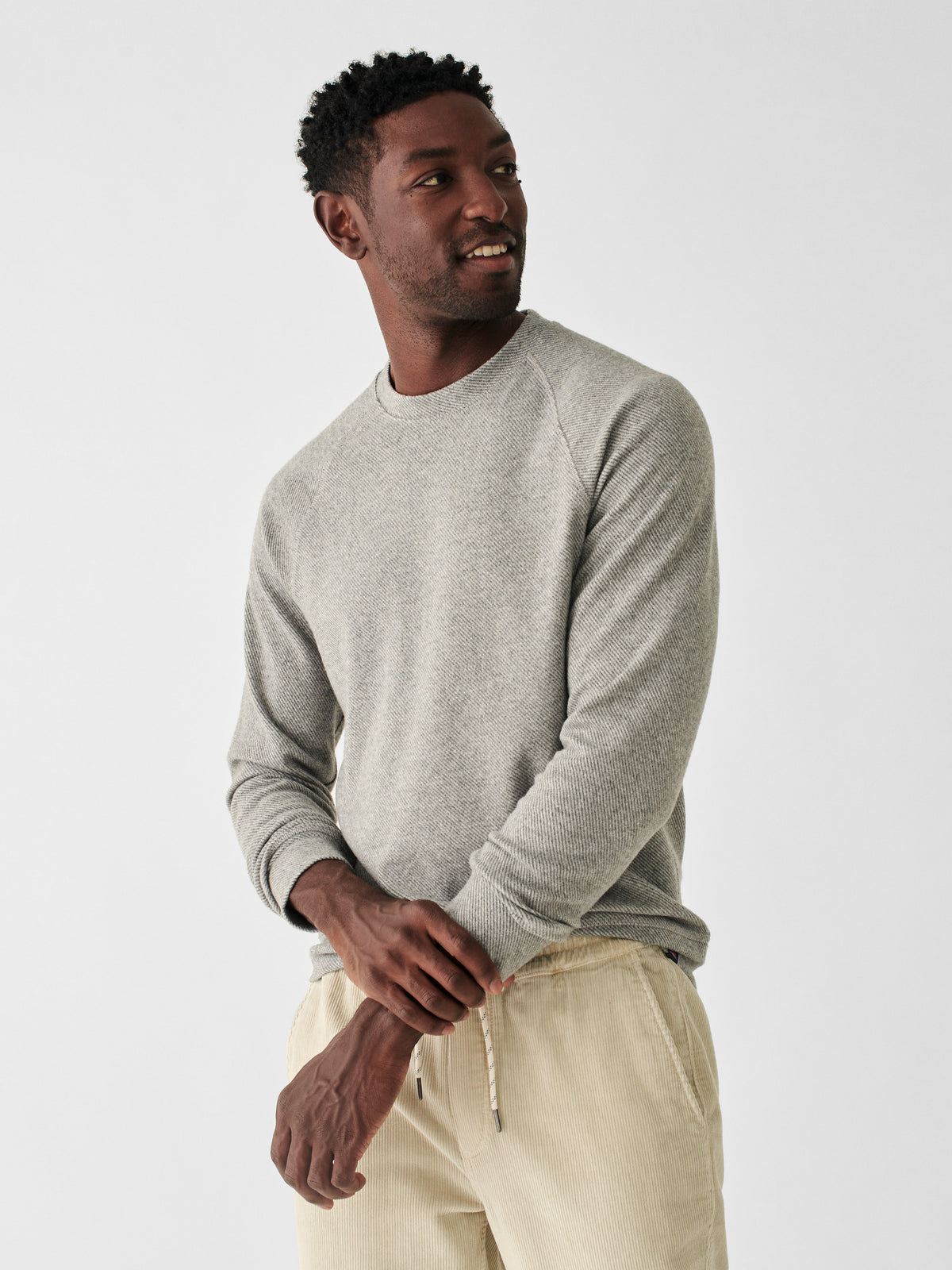 Legend Sweater Crew - Light Heather Grey