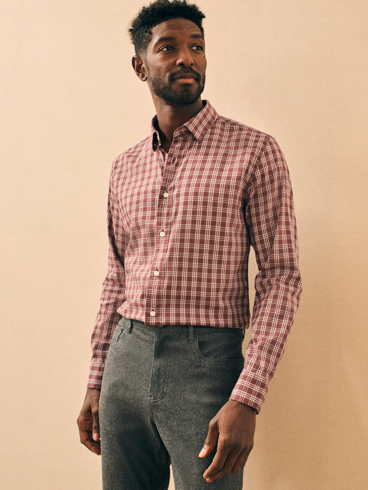 The Movement Shirt - Brick Roads Plaid