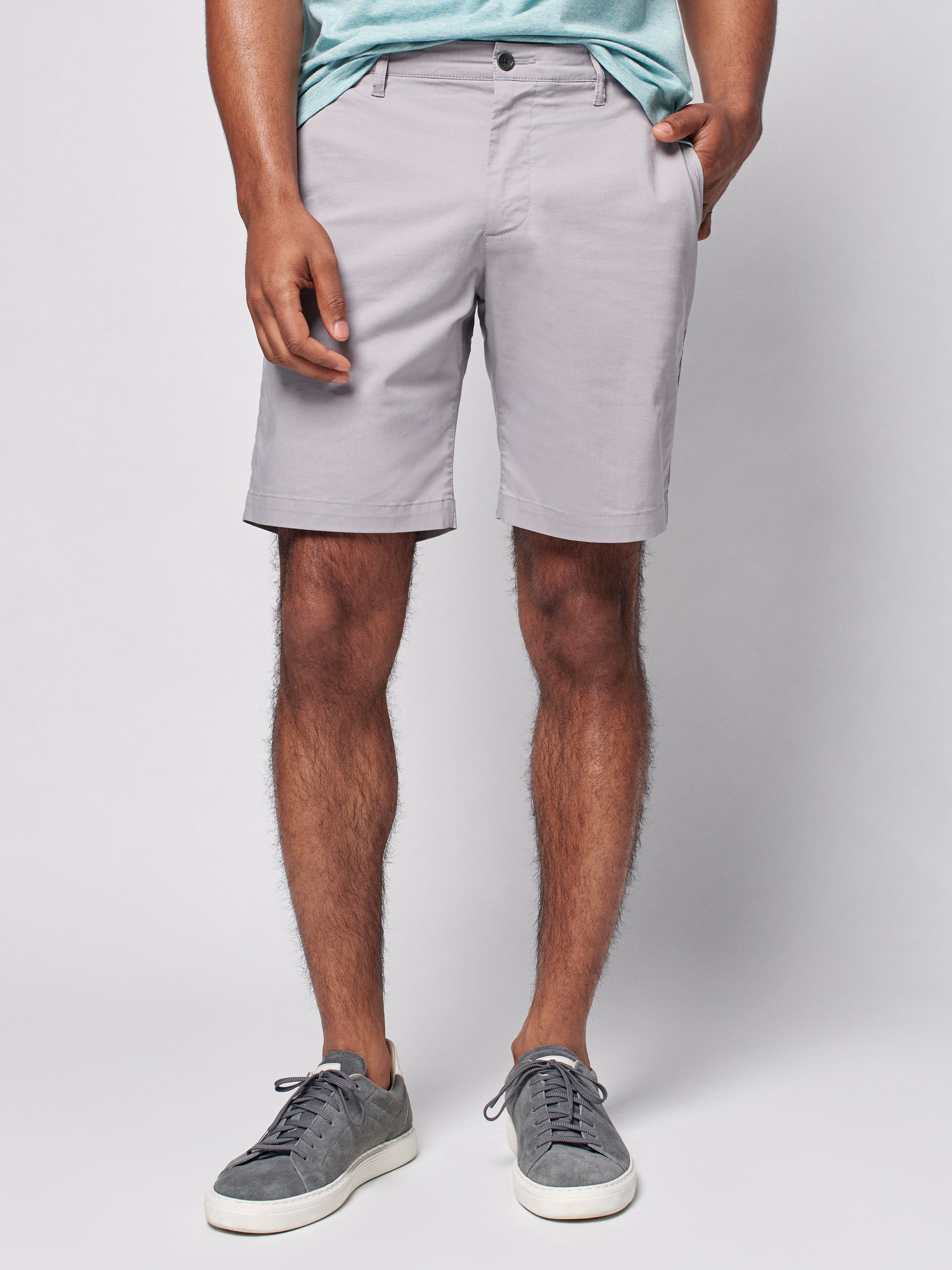 Movement Chino Short - Fossil - (9" Inseam)