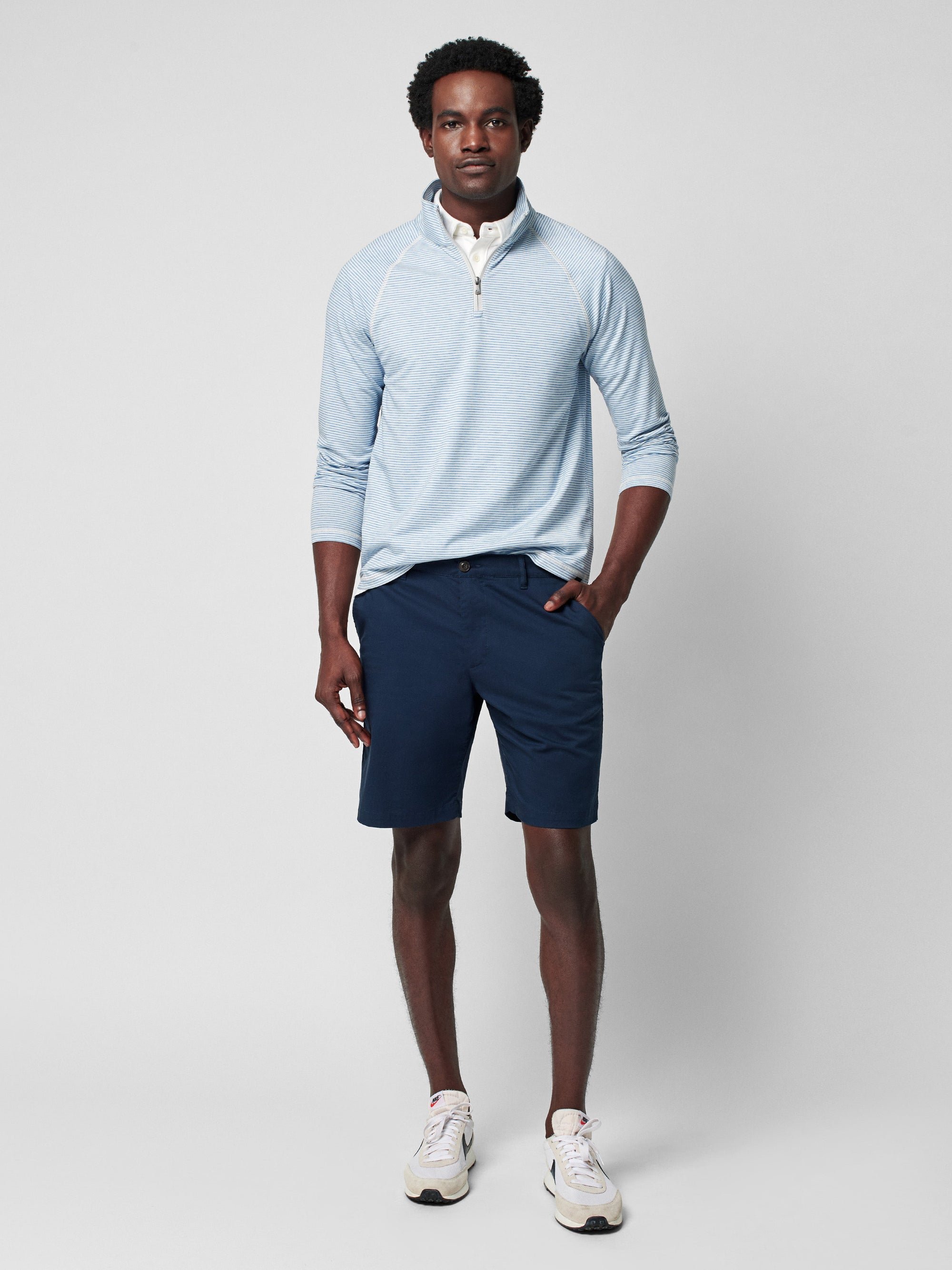 Movement™ Chino Short - Navy - (9" Inseam)