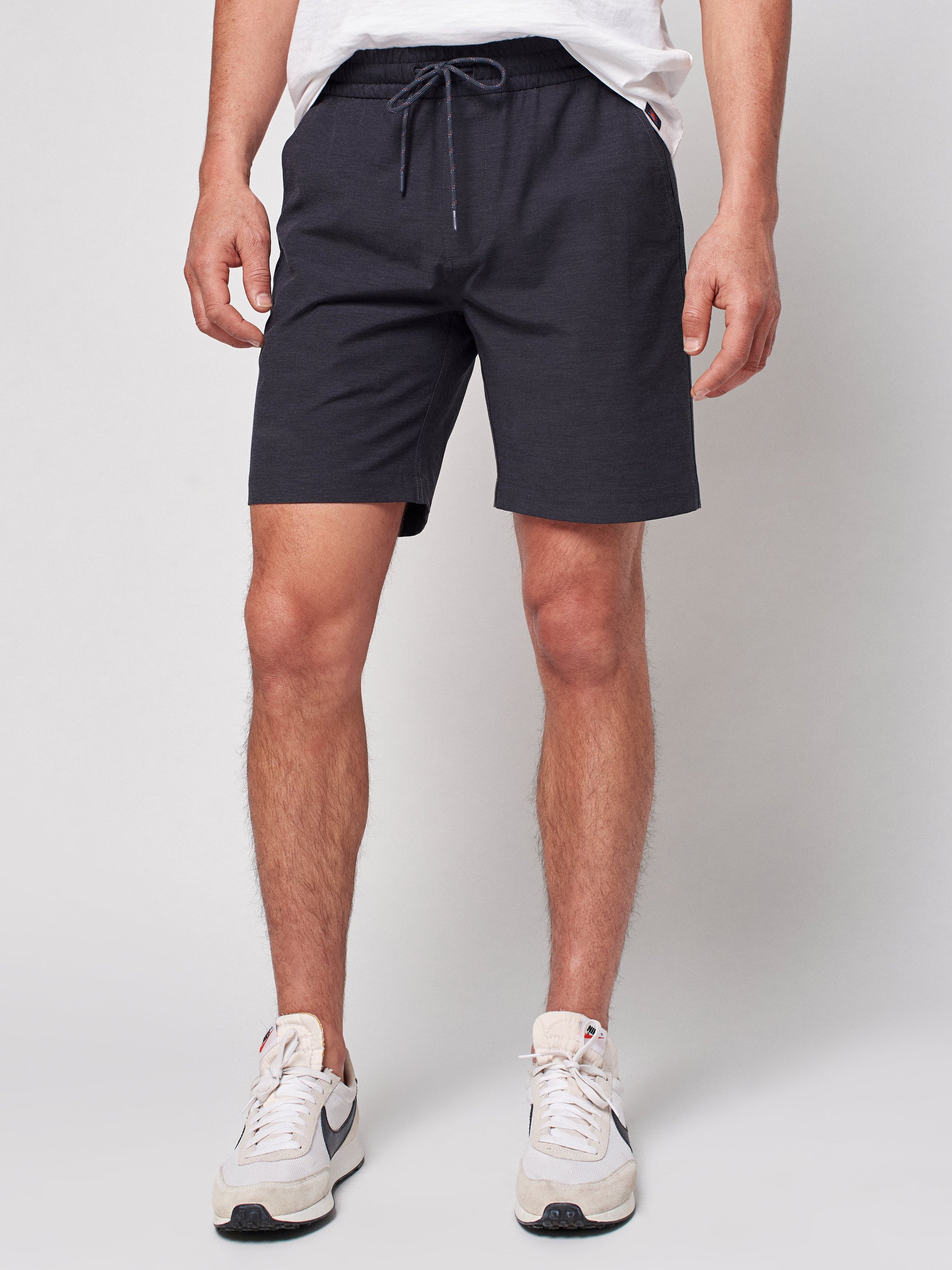 Drawstring All Day Shorts - Charcoal - (8" Inseam)