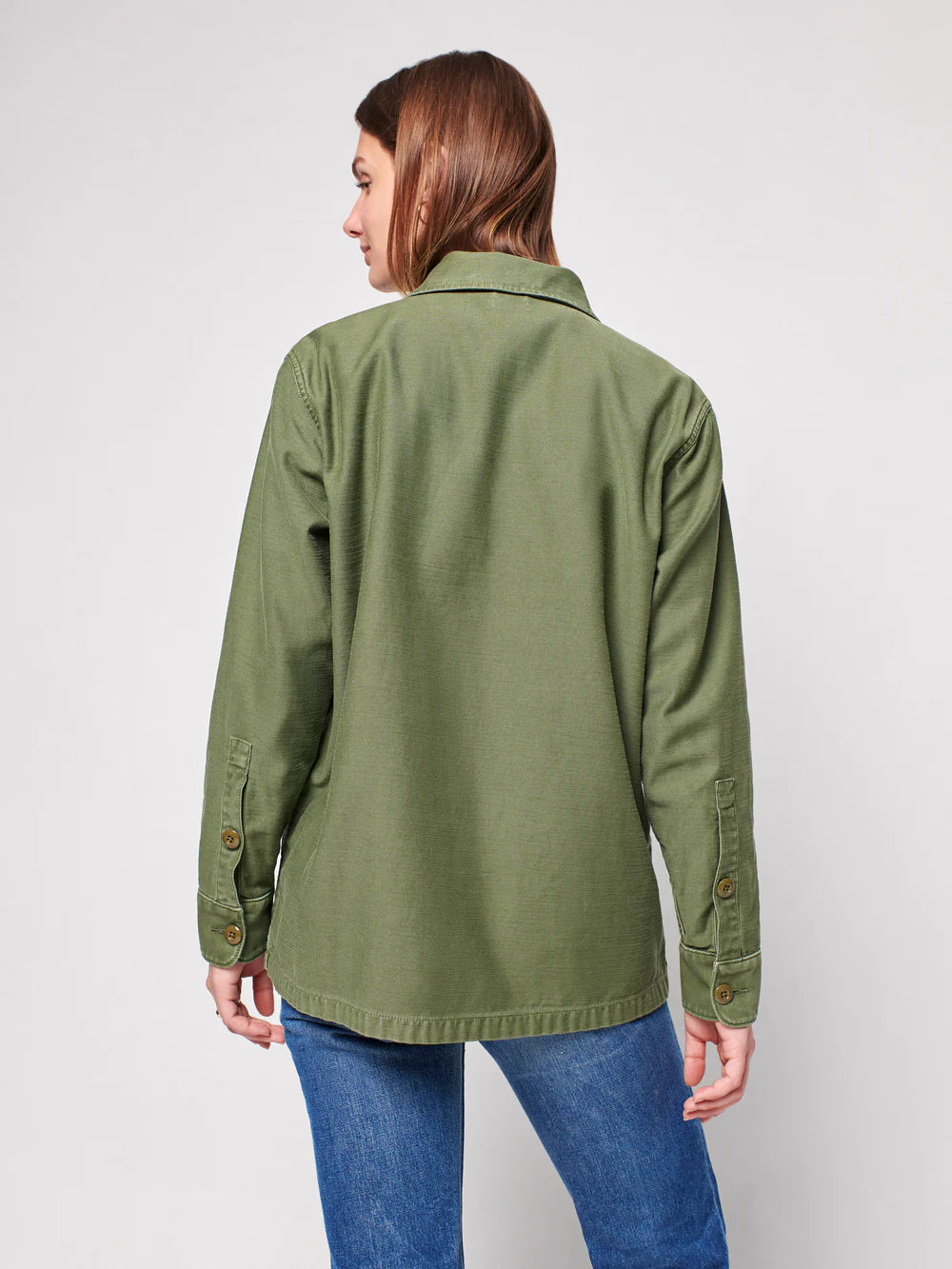 Savannah Cotton Overshirt - Fatigue