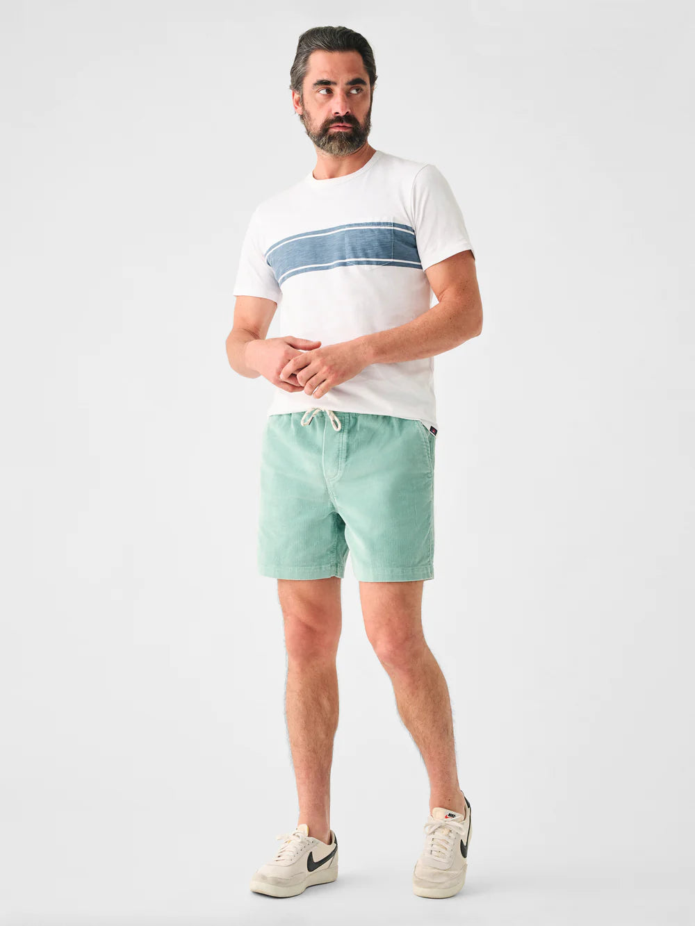 Drawstring Cord Short - Lagoon Teal - (6" Inseam)