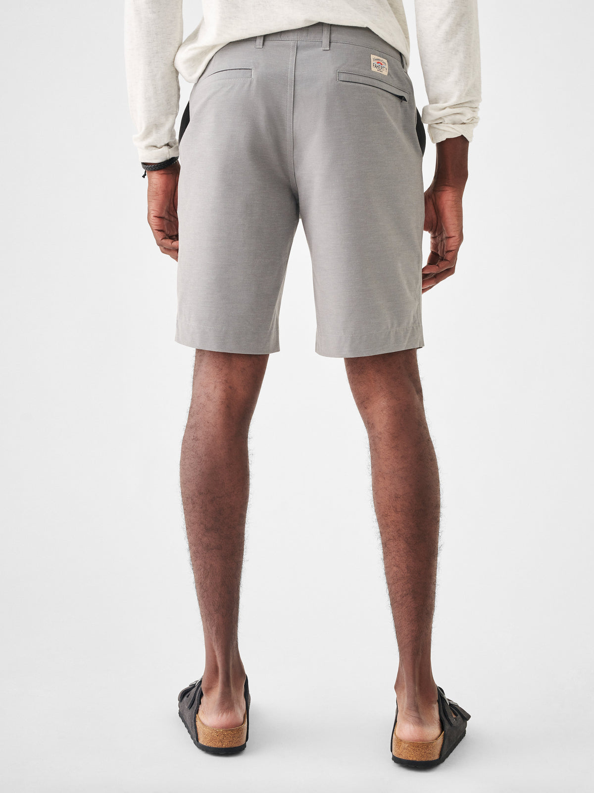 The Belt Loop All Day Shorts (9&quot;) By Faherty In Ice Grey