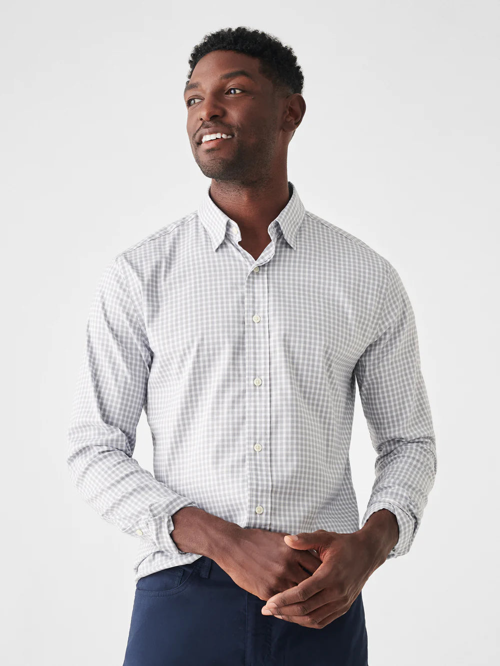 The Movement Shirt™ - Grey Sky Gingham