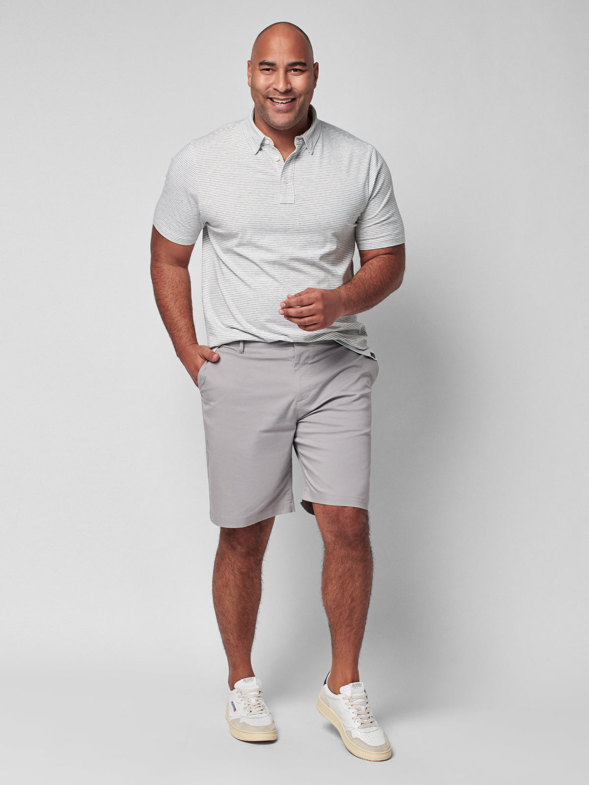 Movement™ Chino Short - Fossil - (9&quot; Inseam)