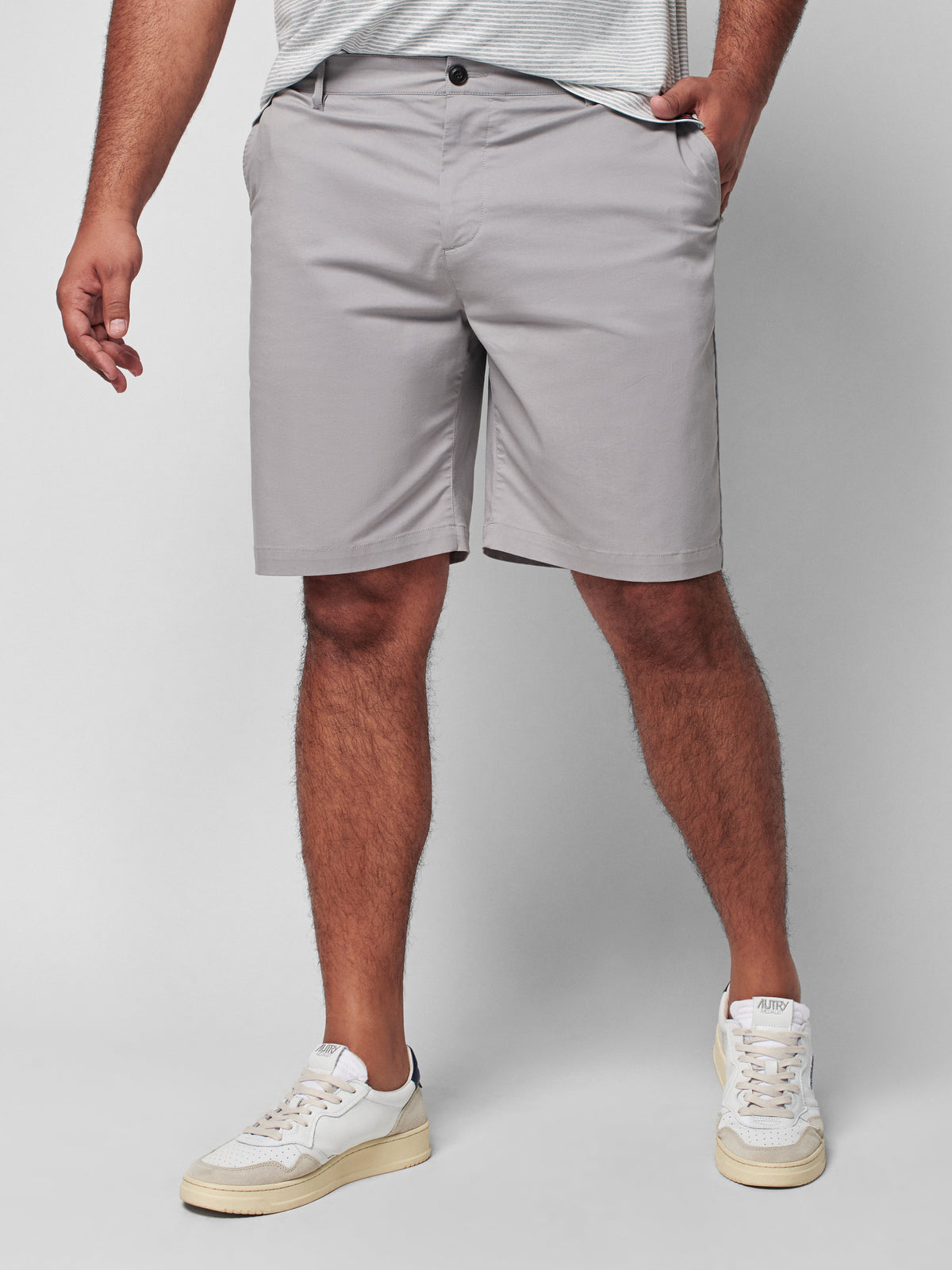 Movement™ Chino Short - Fossil - (9&quot; Inseam)