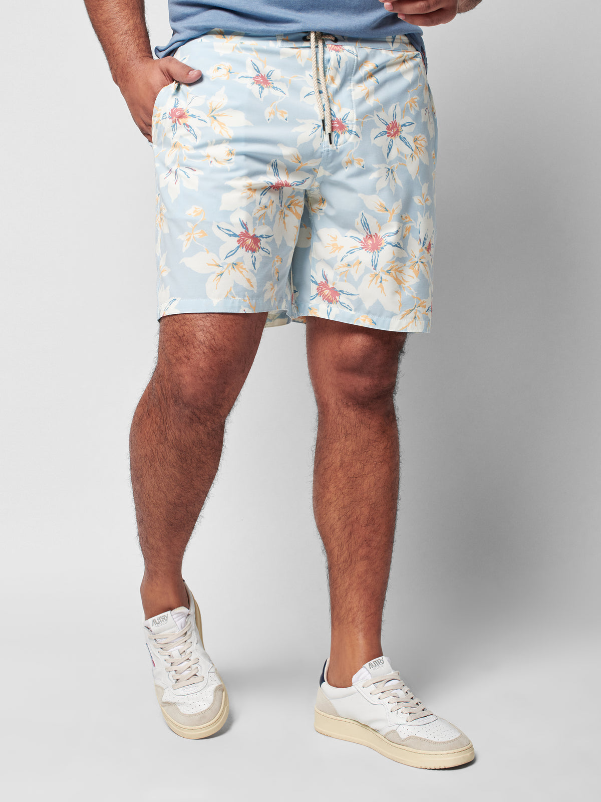 Classic Boardshort (7&quot;) - Blue Sky Floral