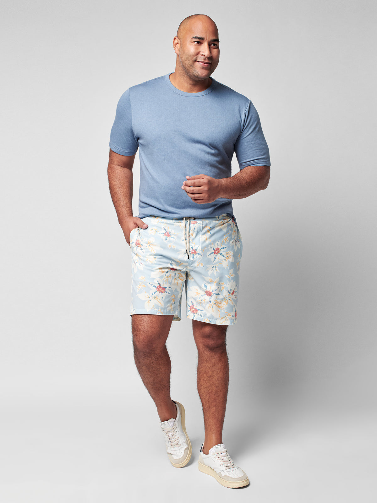 Classic Boardshort (7&quot;) - Blue Sky Floral