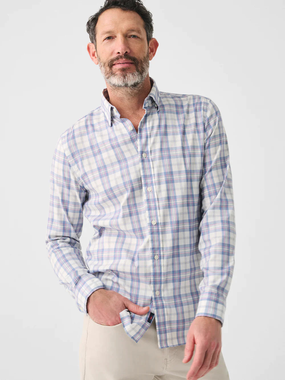 The Movement Shirt - White Rock Plaid