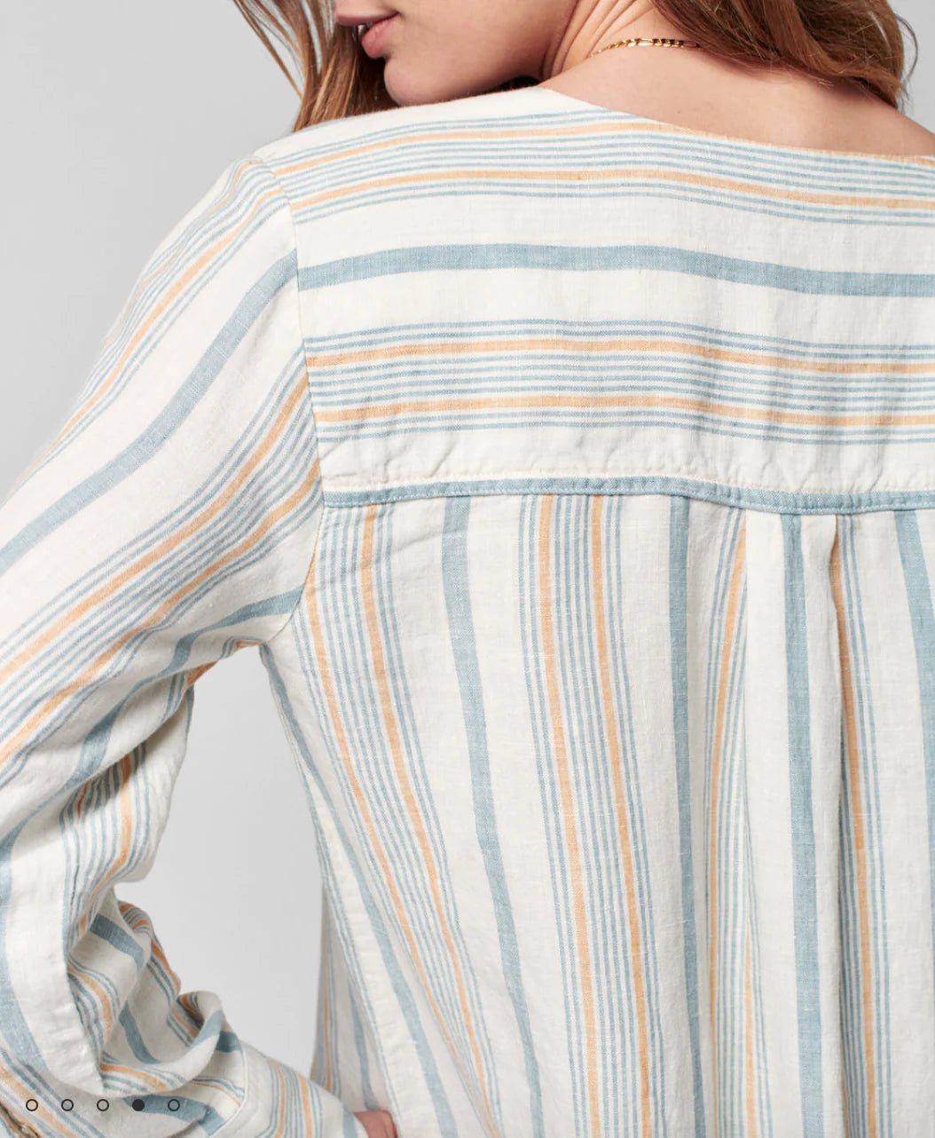 Beach Days Linen Dress - Luciano Stripe